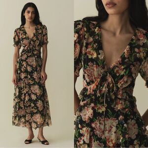 NWT DOEN Elizabeth Silk dress in Meadow Mirage